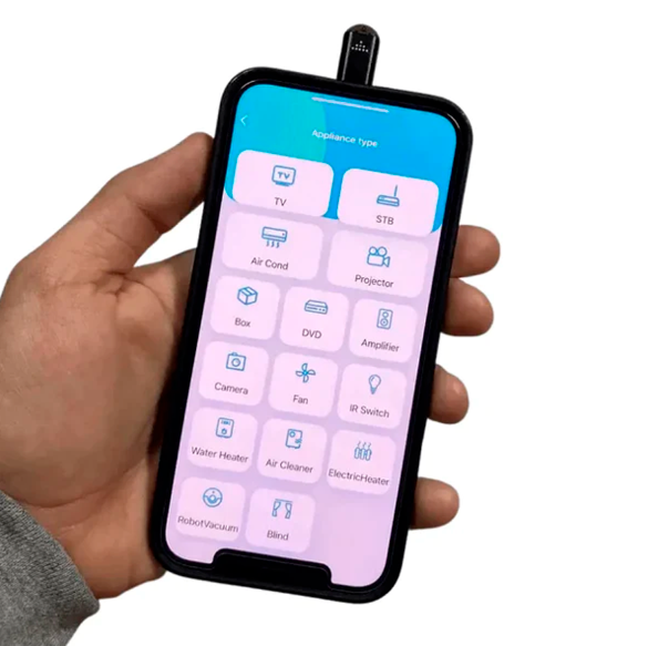 Mini Controle Remoto Universal Smart Home [TUDO PELO CELULAR]